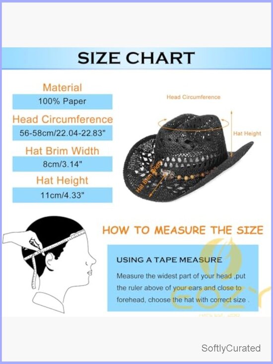 Straw Cowgirl Hat with Chin Strap Wide Brim Hollow Out Packable Sun Hat main image 2